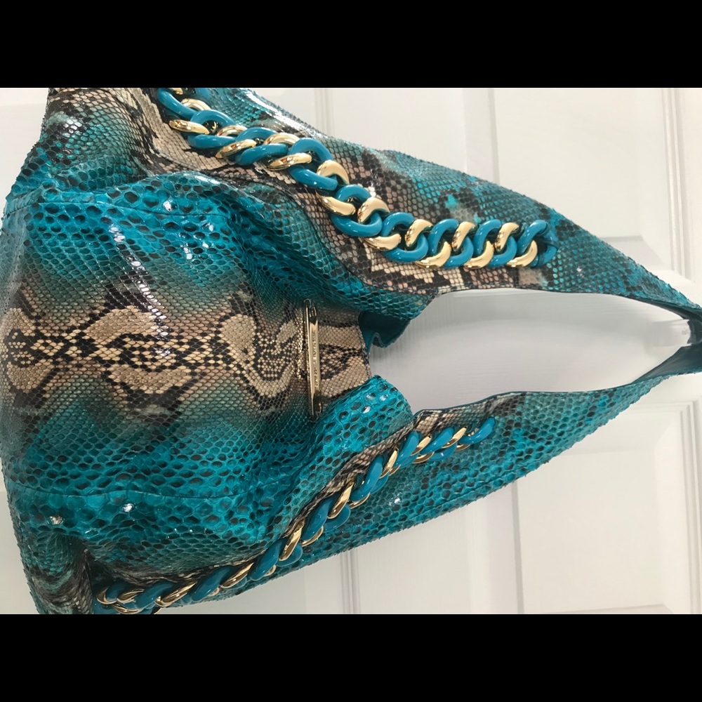 Michael Kors Python Chain Hobo Bag - image 2